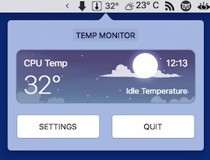 Temperature monitor mac osx